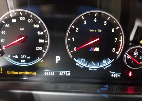 2016 BMW M6 из США, поврежденный, VIN WBS6J9C52GD934420